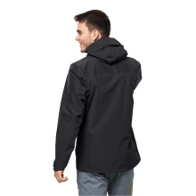 Jack Wolfskin hiking jacket Peak (very waterproof, windproof, PFC-free) black men